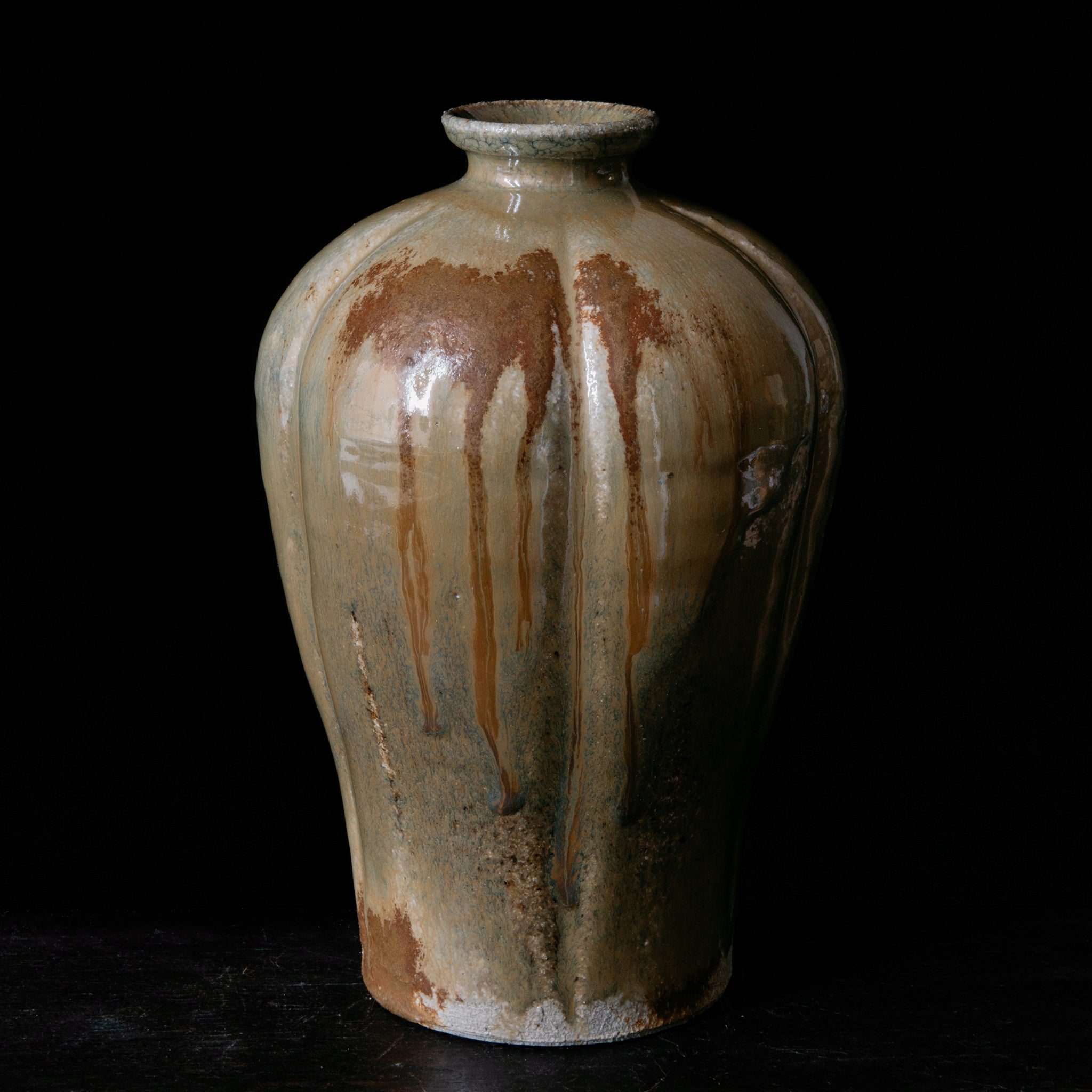 Wheel Thrown Pumpkin Vase No.117.23