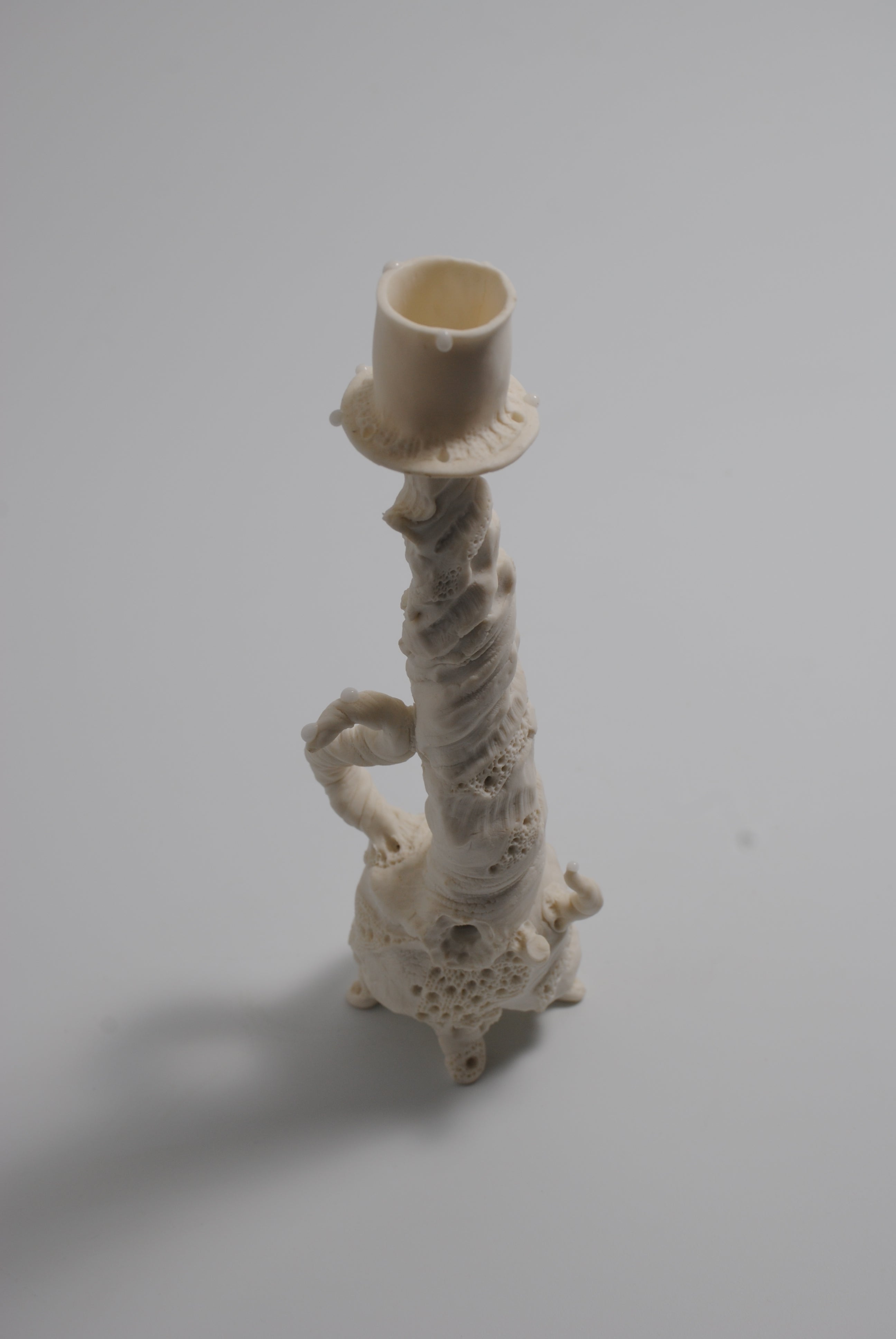 Single-arm porcelain chandelier