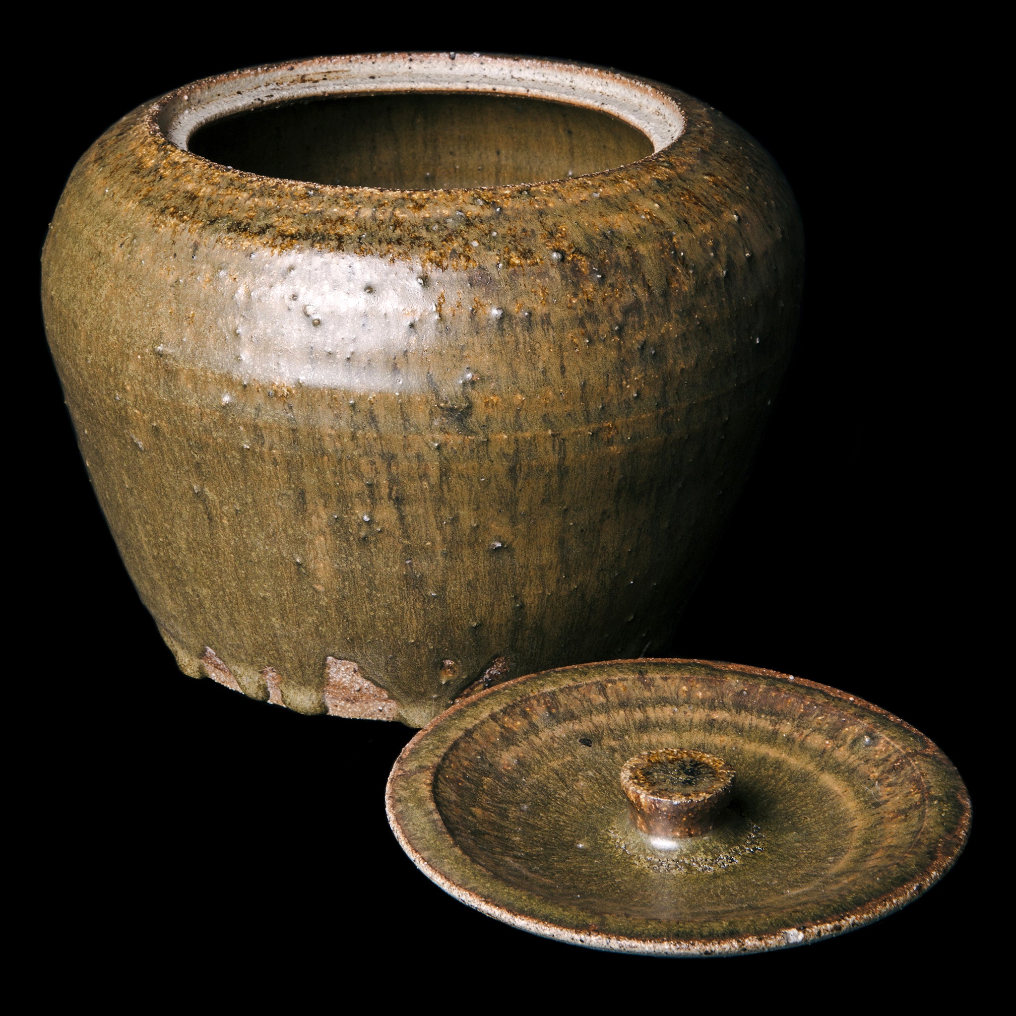 Wheel Thrown Lidded Jar No.85.23