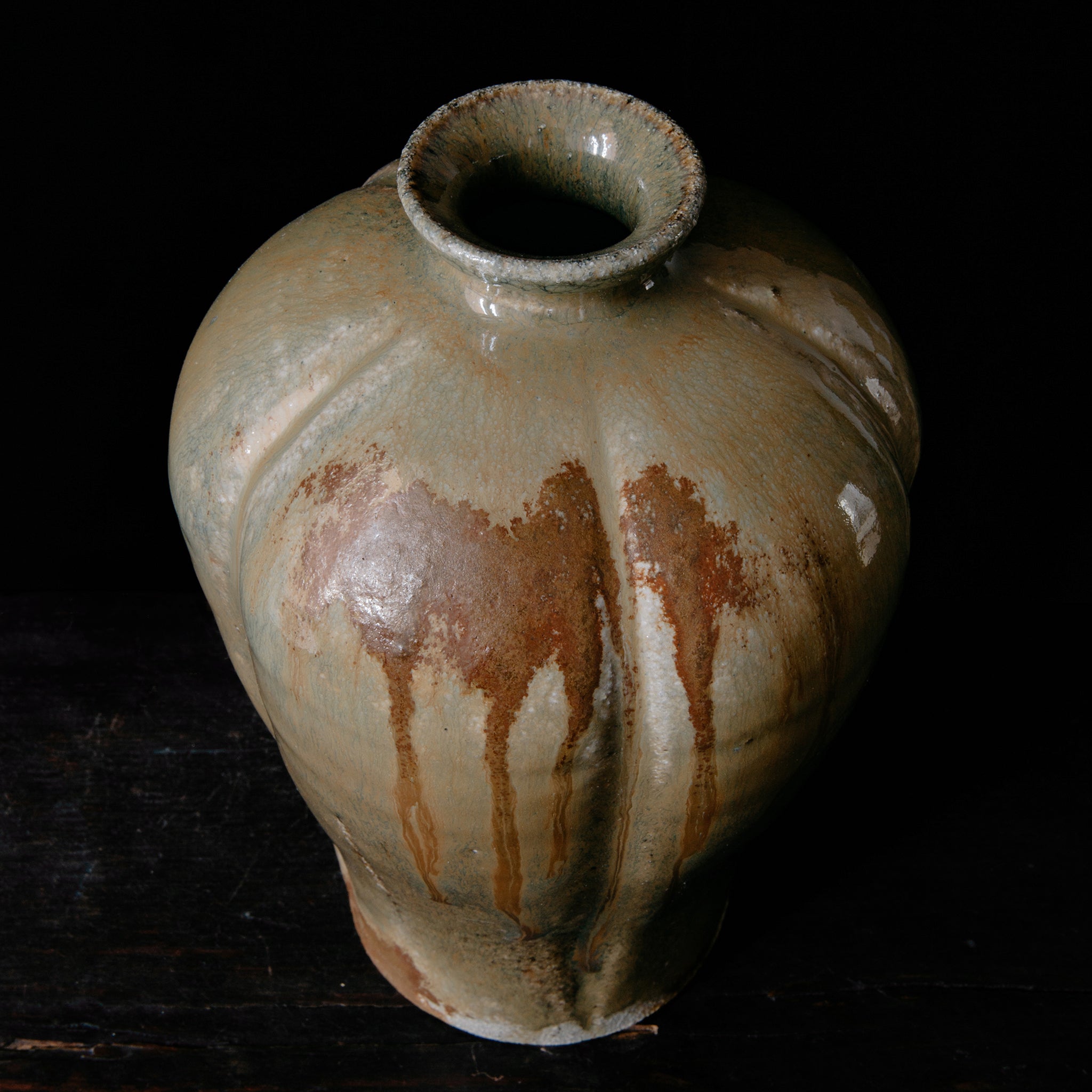 Wheel Thrown Pumpkin Vase No.117.23