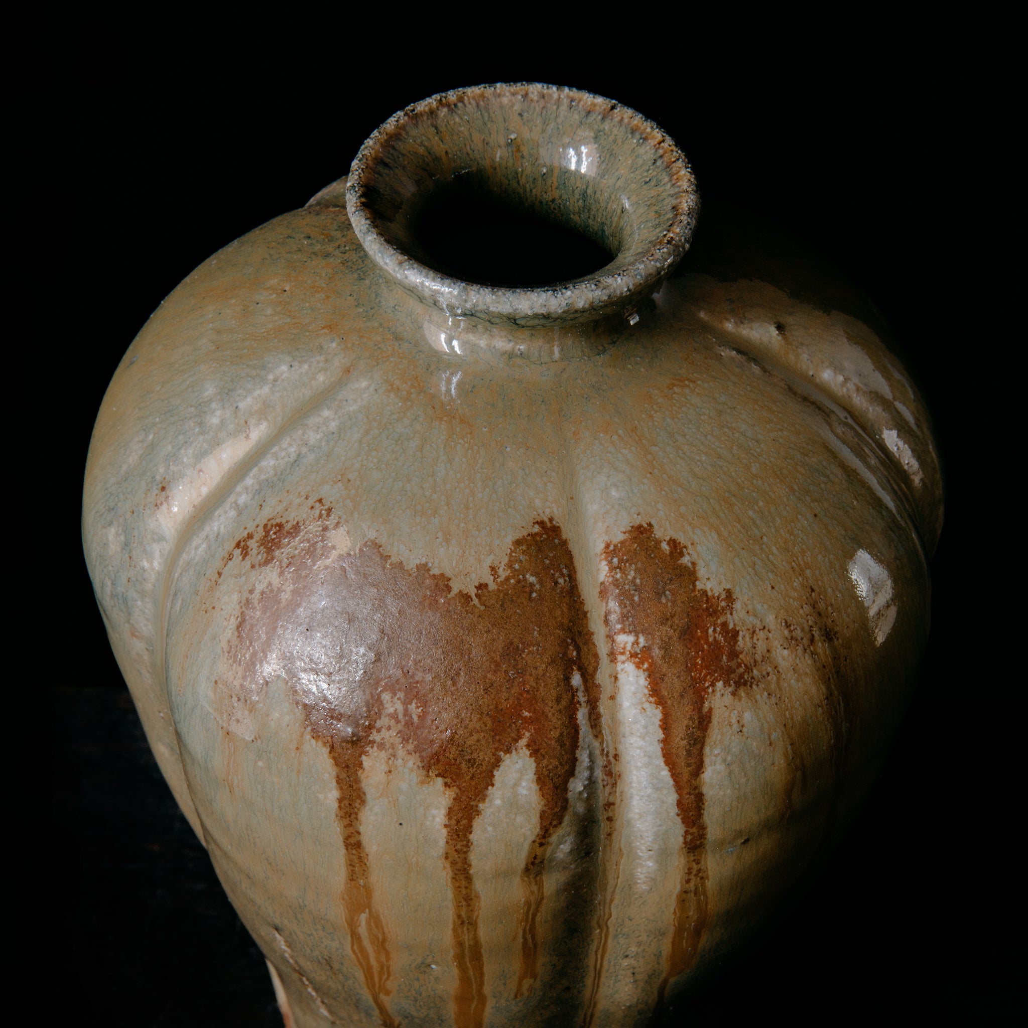 Wheel Thrown Pumpkin Vase No.117.23
