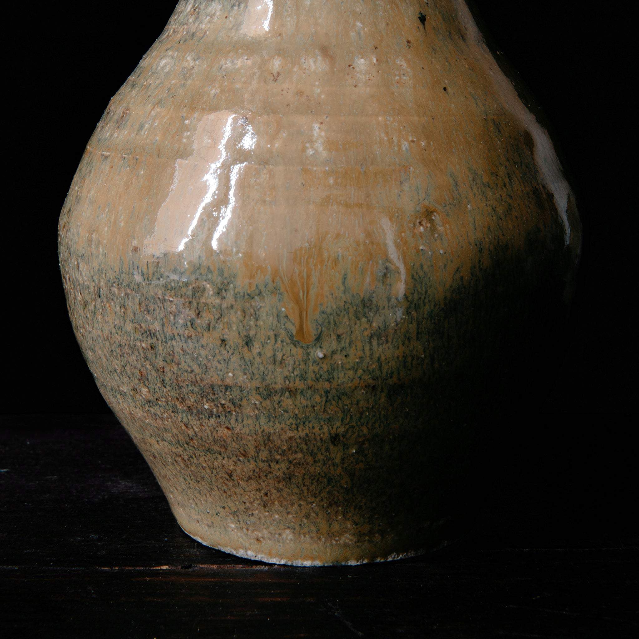 Wheel Thrown Sake Bottle No.119.23