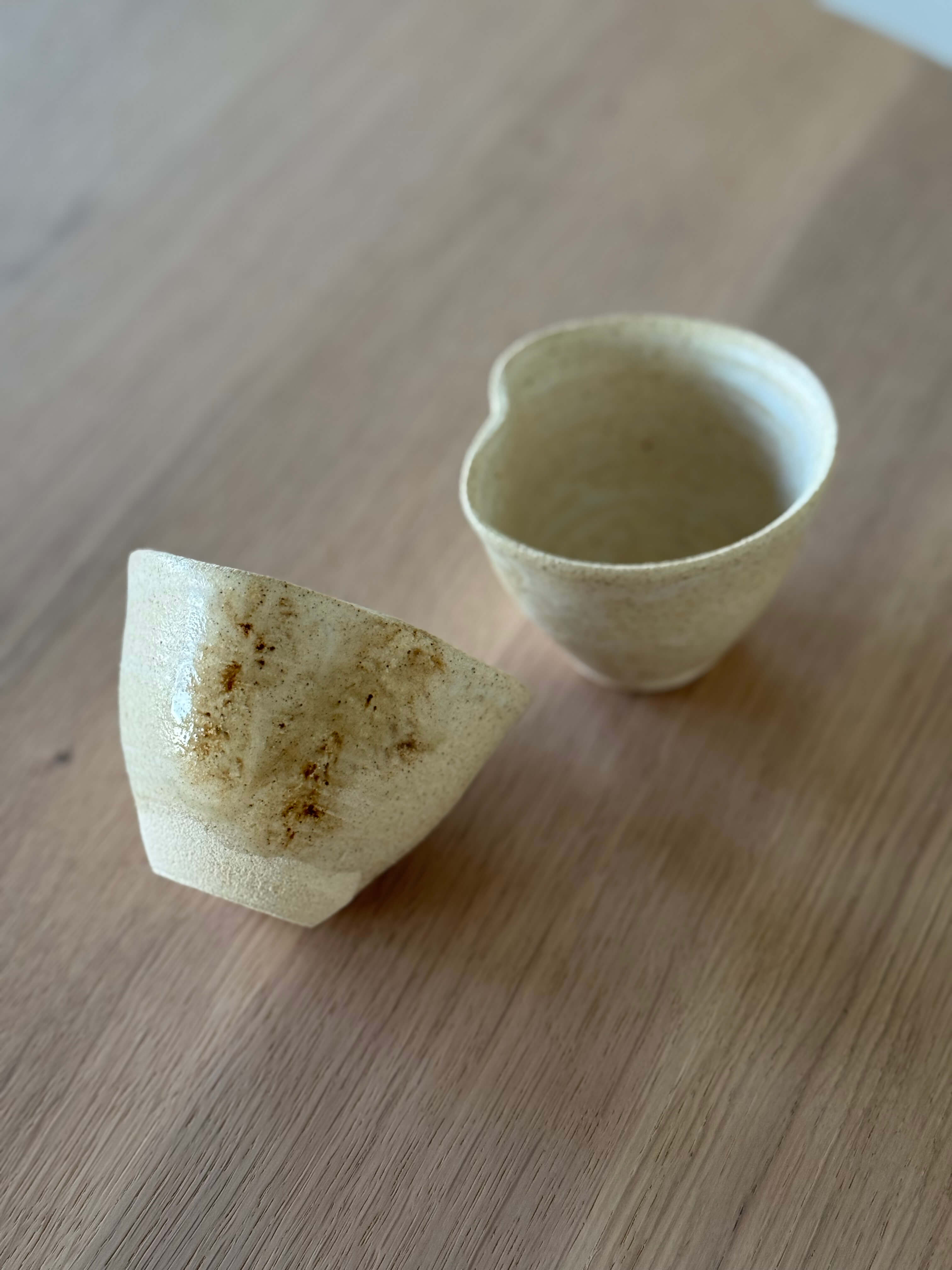 Set of 2 Handcrafted Stoneware Cups