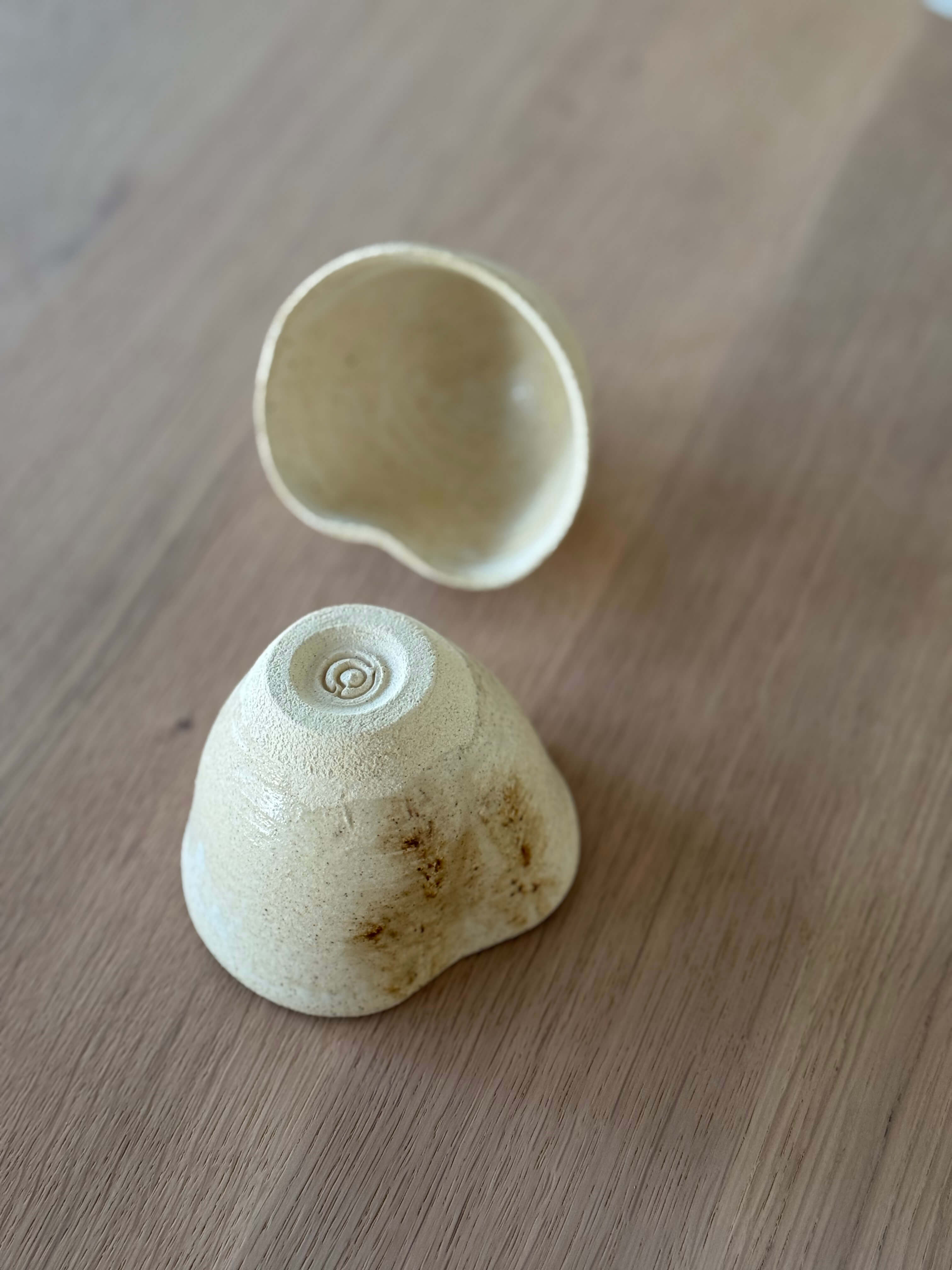 Set of 2 Handcrafted Stoneware Cups