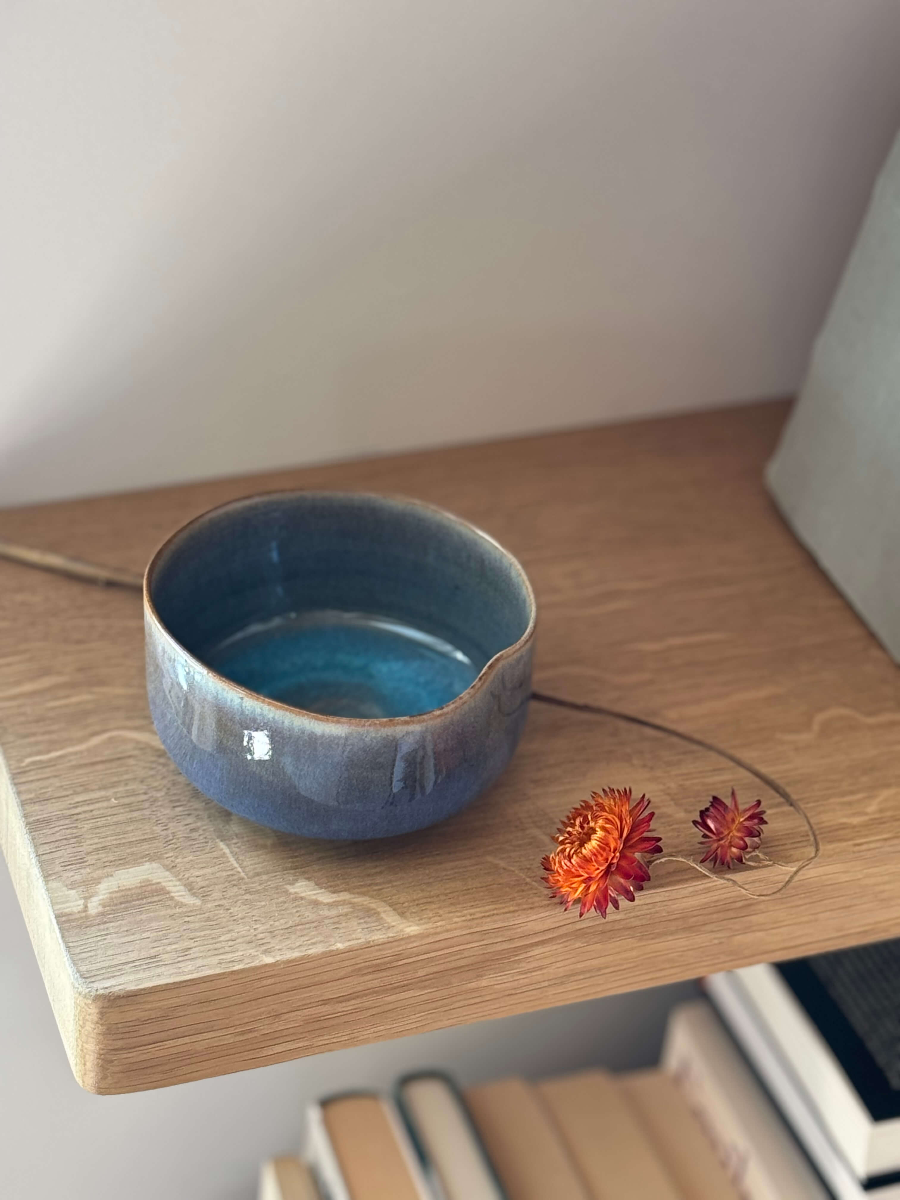 Unique Blue Stoneware Bowl, Ref. 012.220511.020
