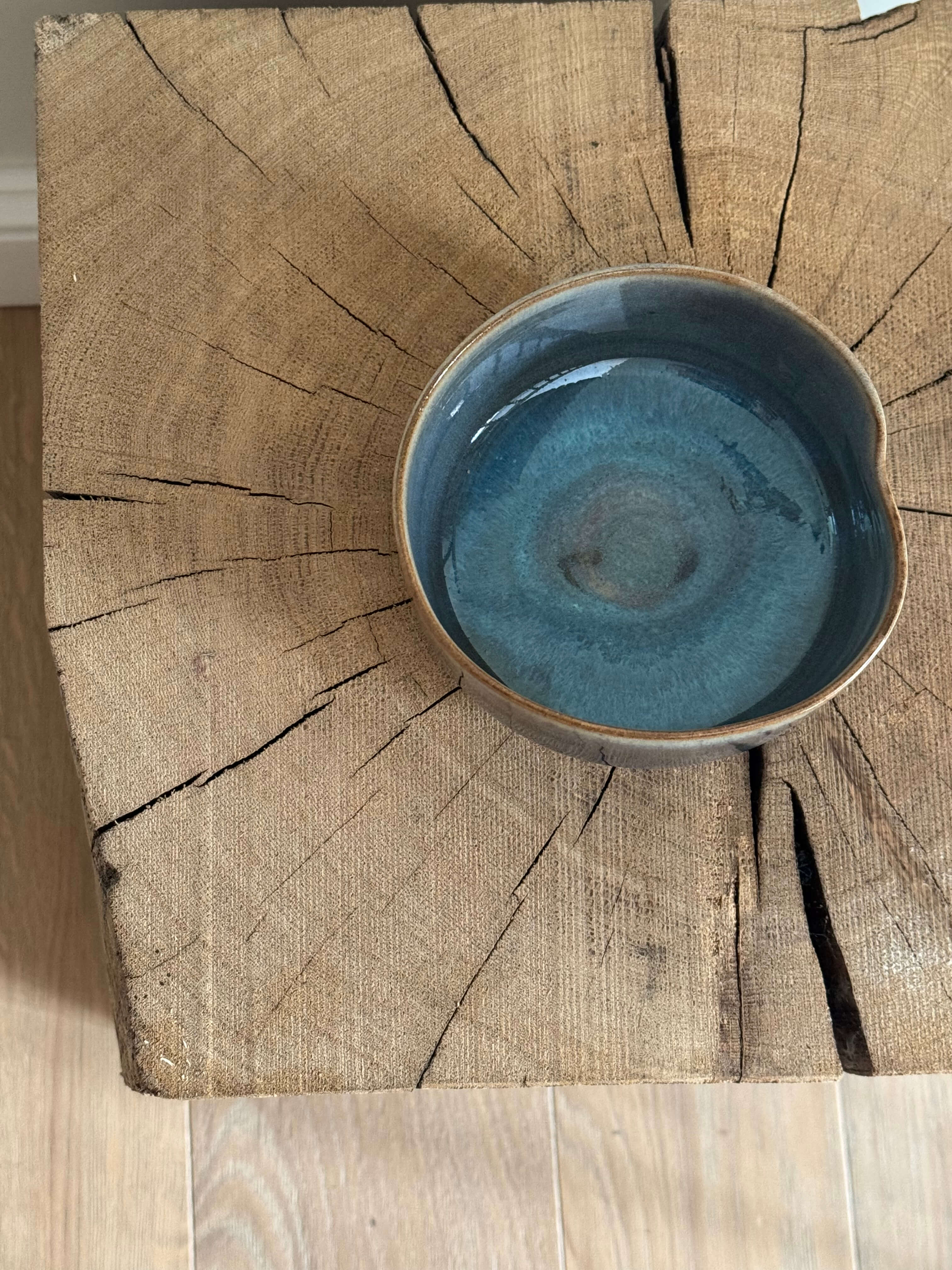 Unique Blue Stoneware Bowl, Ref. 012.220511.020