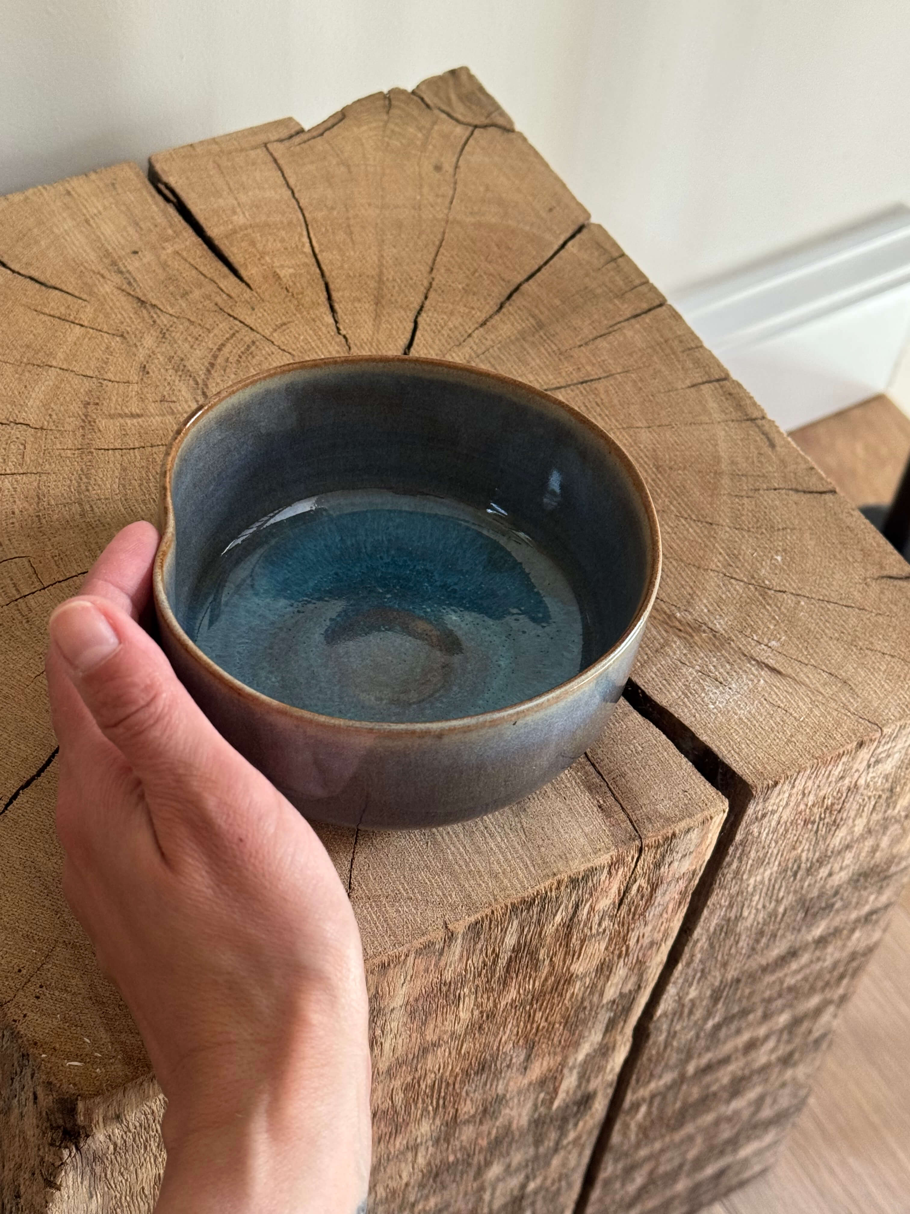 Unique Blue Stoneware Bowl, Ref. 012.220511.020