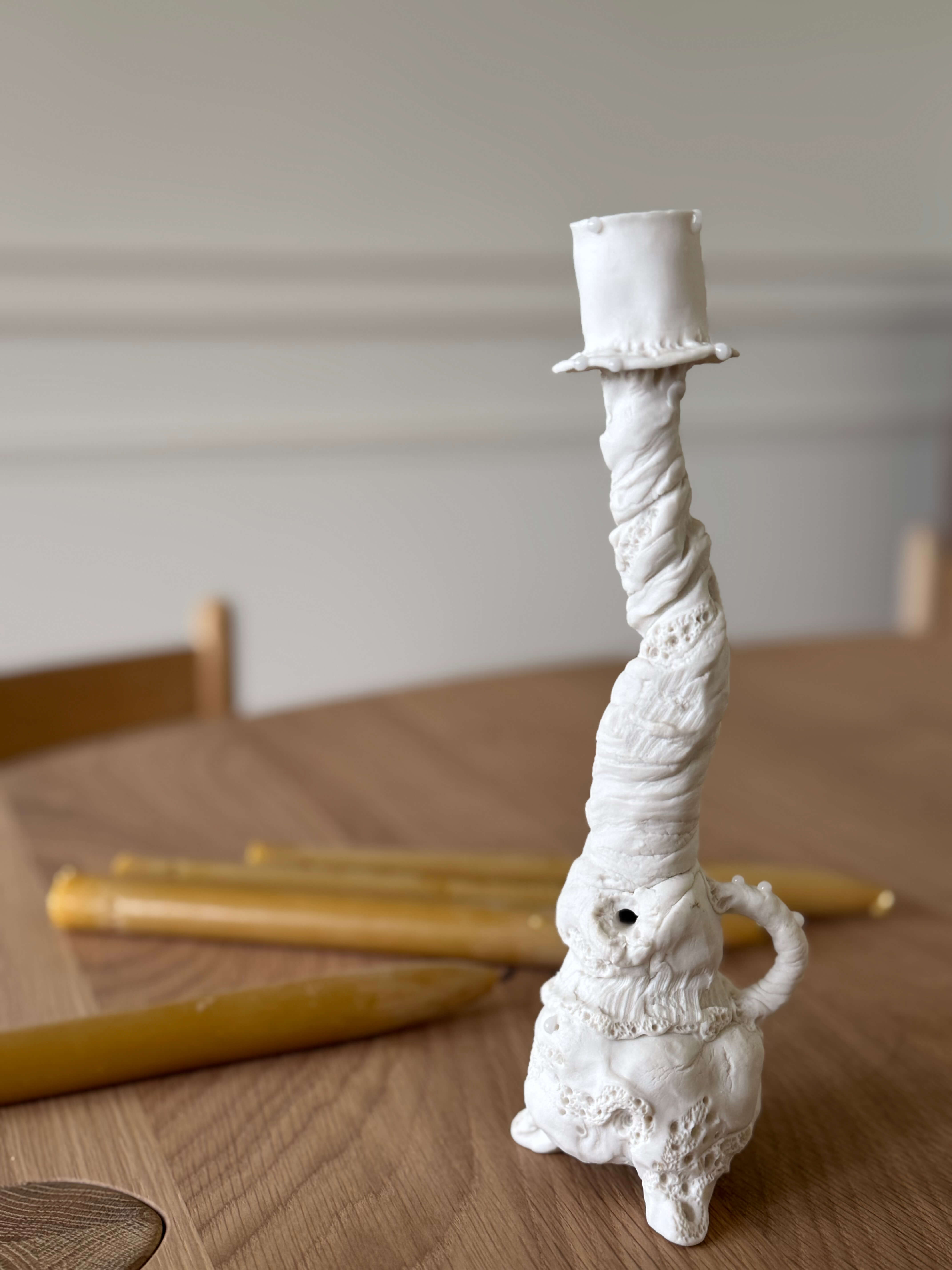 Unique Porcelain Candlestick (Ref. 002.250.320.004)