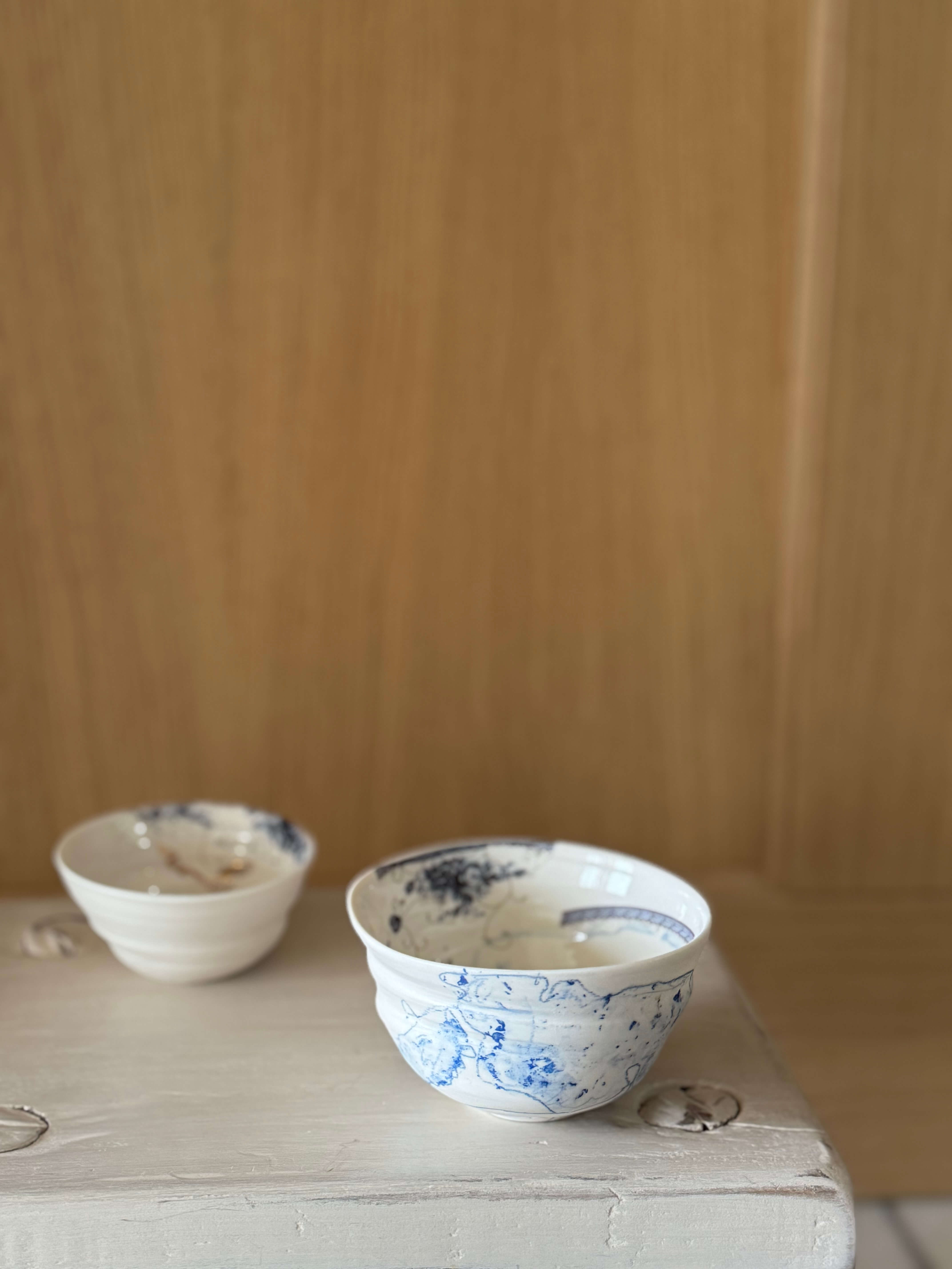 Unique Set of 2 Porcelain Bowls (Ref. 001.210204.007)