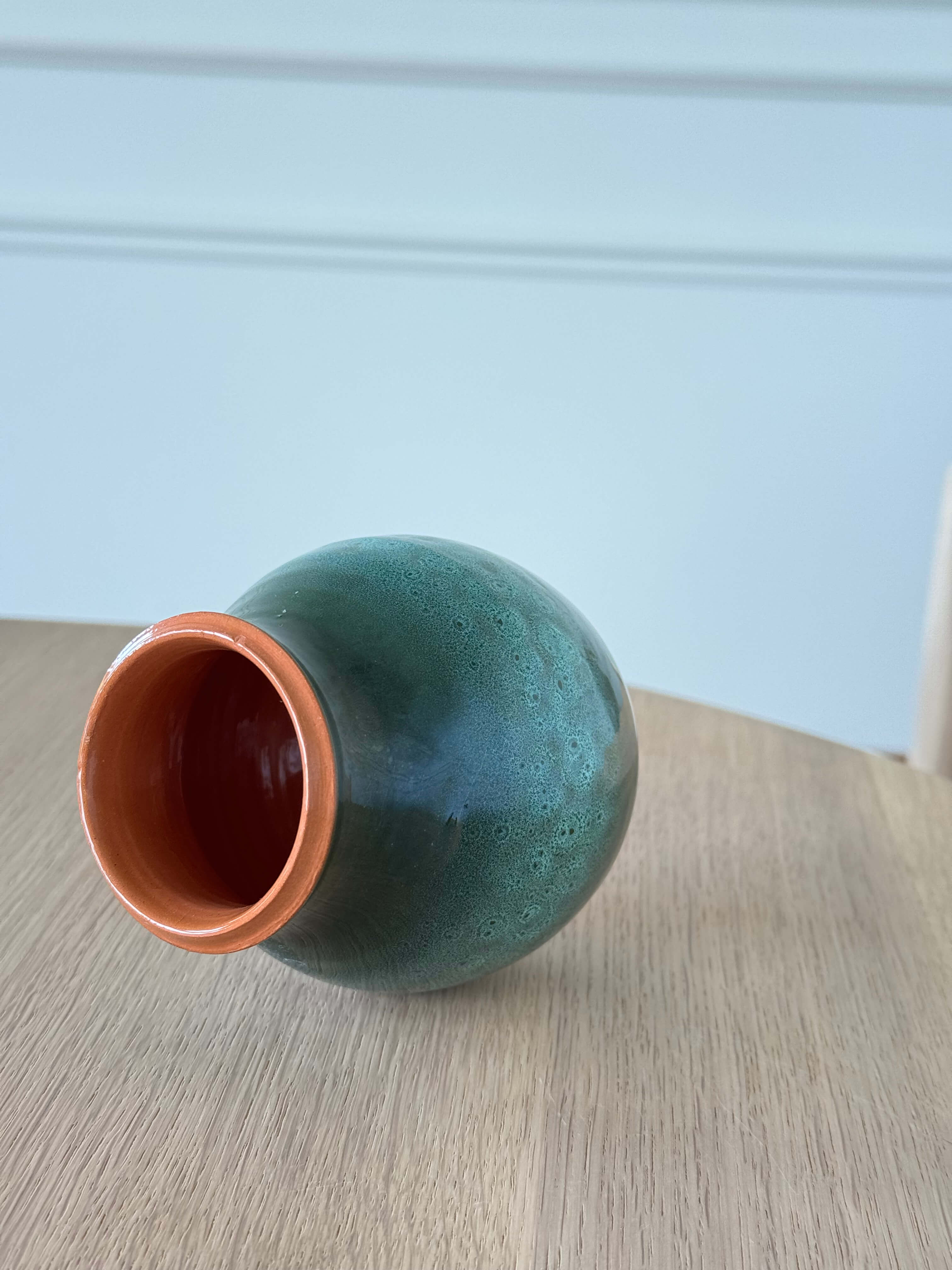 Handmade Ceramic Milk Jug -Green